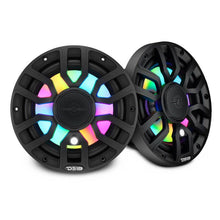 Load image into Gallery viewer, DS18 7.7in 2-Way 175 Watts RMS 4ohm Dgtl LED Lights Bullet Tweeter Cvrs Incl Blk Built-in Deck Light