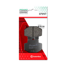 Load image into Gallery viewer, Brembo OE Benelli Adiva/Gilera Runner/Piaggio Hexagon Carbon Ceramic Brake Pad - Rear