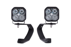 Diode Dynamics 10-21 Toyota 4Runner SS3 LED Ditch Light Kit Sport - White Combo