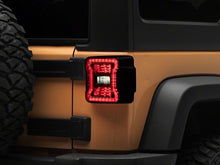 Load image into Gallery viewer, Raxiom 07-18 Jeep Wrangler JK Axial Series JL Style LED Tail Lights- Black Housing- Smoked Lens