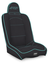 Load image into Gallery viewer, PRP Daily Driver High Back Suspension Seat- Black/Teal Vinyl