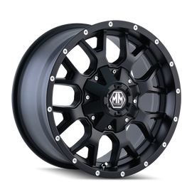 Mayhem 8015 Warrior 20x10 / 8x170 BP / -25mm Offset / 125.2mm Hub Matte Black Wheel