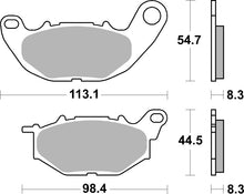 Load image into Gallery viewer, Brembo OE 16-17 Yamaha MT-25 250cc Sinter Brake Pad - Front