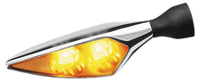 Load image into Gallery viewer, Kuryakyn Rhombus Amber Front Left/ Right Rear Chrome