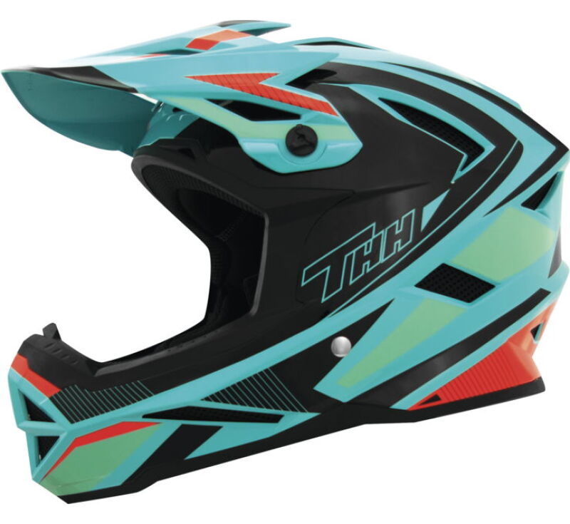 THH Helmets T-42 BMX Acceler Blue/Orange - XL
