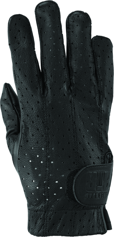 Kuryakyn By River Road Tucson Leather Perforated Gloves Black - XL