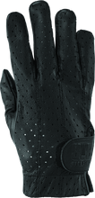 Load image into Gallery viewer, Kuryakyn By River Road Tucson Leather Perforated Gloves Black - XL
