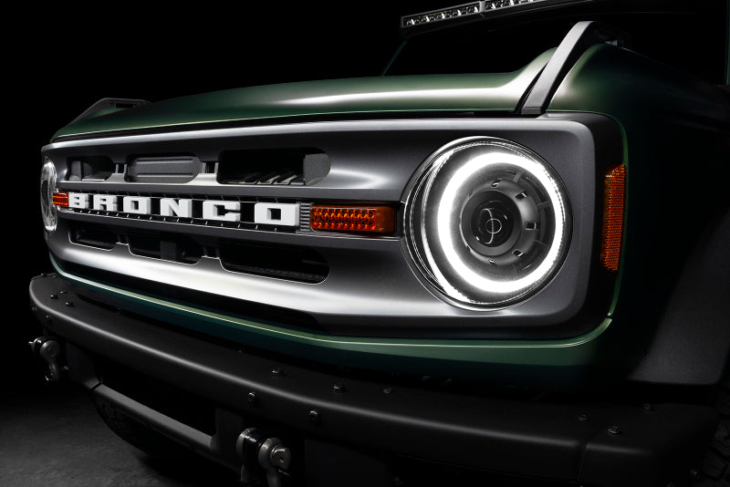 Oracle 2021+ Ford Bronco Oculus  Bi-LED Projector Headlights - Amber/White Switchback NO RETURNS