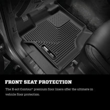 Load image into Gallery viewer, Husky Liners 11-12 Ford F250/350/450 Reg/Super/Crew Cab X-Act Contour Black Floor Liners (2nd Seat)