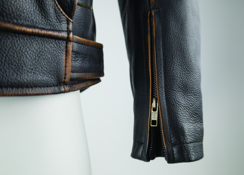 Kuryakyn By River Road Hoodlum Vintage Leather Jacket Black - Small