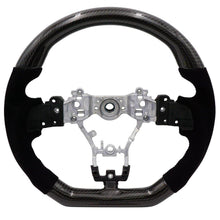 Load image into Gallery viewer, BLOX Racing Carbon/Alcantara Steering Wheel Red Stitching - 15-21 WRX/STi