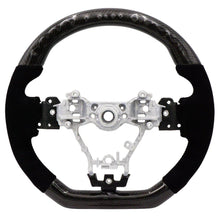 Load image into Gallery viewer, BLOX Racing Carbon/Alcantara Steering Wheel Red Stitching - 15-21 WRX/STi