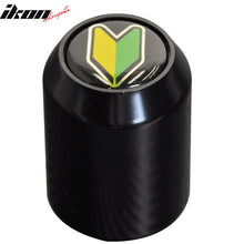 Load image into Gallery viewer, Honda Civic Black Wakaba Driver Badge Beginner Leaf Gear Shift Knob