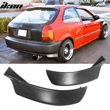 Load image into Gallery viewer, Fits 99-00 Civic EK SIR Front Bumper Lip + Rear Bumper Lip Spats