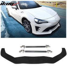 Load image into Gallery viewer, 2013-2020 Toyota 86 Coated Textured Matte Front Bumper Lip &amp; Rod