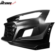 Load image into Gallery viewer, 2016-2024 Chevy Camaro 1LE Style Front Bumper &amp; Factory Rear Diffuser