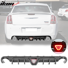 Load image into Gallery viewer, 2012-2014 Chrysler 300 SRT Shark Fin Rear Diffuser with LED Light PP