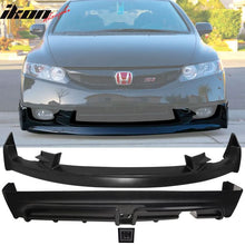 Load image into Gallery viewer, 2009-2011 Honda Civic  Mugen Front Lip PU Rear Lip PP LED Brake Lamp