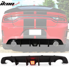 Load image into Gallery viewer, 2015-2023 Dodge Charger Rear Diffuser V2 Side Lip Smoke LED Brake Lamp