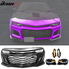 Load image into Gallery viewer, 2014-2015 Chevy Camaro 5TH to 6TH Gen 16+ ZL1 Bumper LED DRL Headlamps
