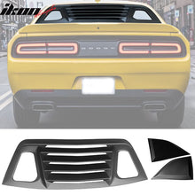 Load image into Gallery viewer, 2008-2023 Dodge Challenger Unpainted Rear Window Louver Side Vent ABS