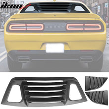 Load image into Gallery viewer, 2008-2023 Dodge Challenger Unpainted Rear Side Window Louver Air Vent