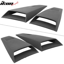 Load image into Gallery viewer, 2005-2014 Ford Mustang Rear Unpainted Window Louvers Side Vent Scoops