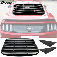 Load image into Gallery viewer, 2015-2023 Ford Mustang Coupe CV Rear Window Louver Side Vent PP ABS