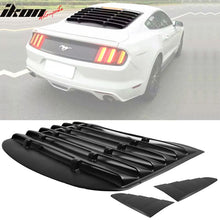 Load image into Gallery viewer, 2015-2023 Ford Mustang Coupe V Style Rear Window Louver Side Vent ABS