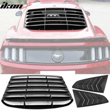 Load image into Gallery viewer, 2015-2023 Ford Mustang Coupe Unpainted Rear Side Window Louver ABS