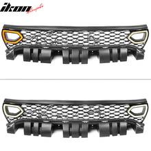 Load image into Gallery viewer, 2015-2023 Dodge Charger Black Front Bumper Foglights Grille Lights PP