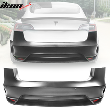 Load image into Gallery viewer, 2017-2023 Tesla Model 3 IKON Style Rear Bumper Cover W/Reflectors PP