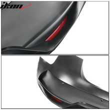 Load image into Gallery viewer, 2017-2023 Tesla Model 3 IKON Style Rear Bumper Cover W/Reflectors PP