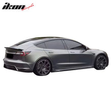 Load image into Gallery viewer, 2017-2023 Tesla Model 3 IKON Style Rear Bumper Cover W/Reflectors PP