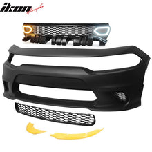 Load image into Gallery viewer, 2015-2023 Dodge Charger Front Bumper Cover Yellow Splitter Grille PP