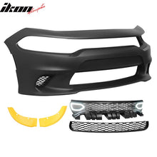 Load image into Gallery viewer, 2015-2023 Dodge Charger Front Bumper Cover Yellow Splitter Grille PP