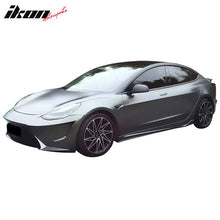 Load image into Gallery viewer, 2017-2023 Tesla 3 Unpainted Black Front Bumper Guard Rear Bumper PP