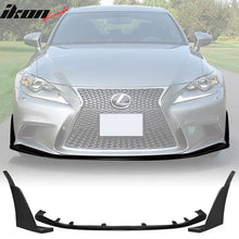 Load image into Gallery viewer, 2014-2016 Lexus IS Series F Sport Sedan Front Bumper Lip + Winglets PU
