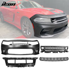 Load image into Gallery viewer, 2015-2023 Dodge Charger Widebody SRT Unpainted Front Rear Bumper Kits