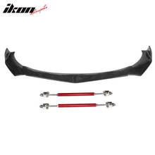 Load image into Gallery viewer, Honda Civic 62"-66" 3PCS B Style Black Front Lip with Strut Rods