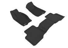 Load image into Gallery viewer, 3D MAXpider 2005-2010 Jeep Grand Cherokee Kagu 1st &amp; 2nd Row Floormats - Black