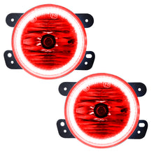 Load image into Gallery viewer, Oracle 07-17 Jeep Wrangler LED Fog Light Halo Kit - Red