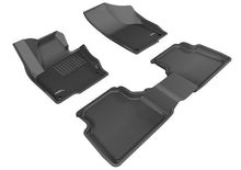 Load image into Gallery viewer, 3D MAXpider 2009-2019 Volkswagen Tiguan/Tiguan Limited Kagu 1st &amp; 2nd Row Floormats - Black