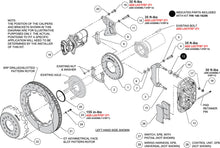 Load image into Gallery viewer, Wilwood kit rear EPB XRS4R big ford new style 2.50 offset 12.88 rotor GT red