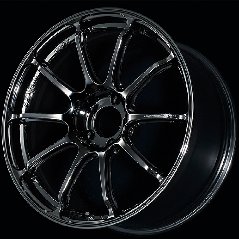Advan RSIII 19x8.5 / +22 Offset / 5-112 / 66.5mm Bore / Black Chrome