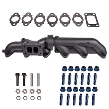Load image into Gallery viewer, ATS Diesel 03-07 5.9L Cummins 2-Piece T3 Pulse Flow Exhaust Manifold Kit w/ Gaskets &amp; Hardware