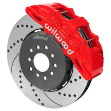 Load image into Gallery viewer, Wilwood Ford Mustang II Ford SX6R Front Brake Kit w/ 15.00in Drilled &amp; Slotted Rotor - Red