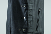 Load image into Gallery viewer, Kuryakyn By River Road Plains Leather Vest Black - Small