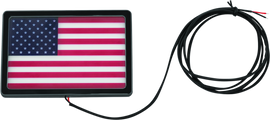 Kuryakyn Freedom Flag LED 4in X 6in Black
