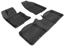Load image into Gallery viewer, 3D MAXpider 2012-2017 Hyundai Azera Kagu 1st &amp; 2nd Row Floormats - Black